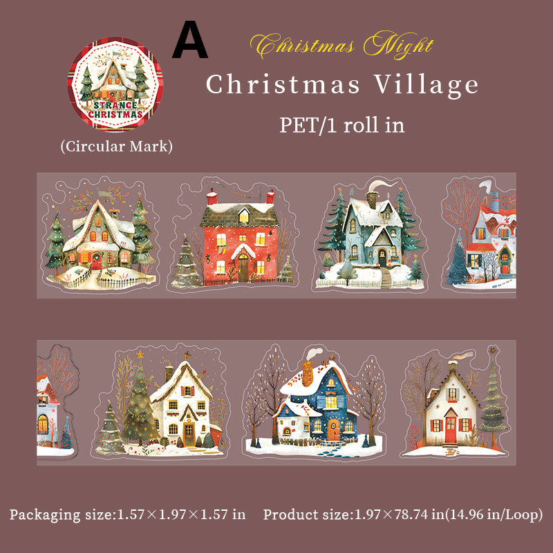 Pre-cut Christmas Night Tape