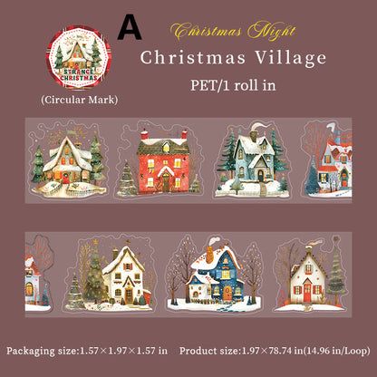 Pre-cut Christmas Night Tape