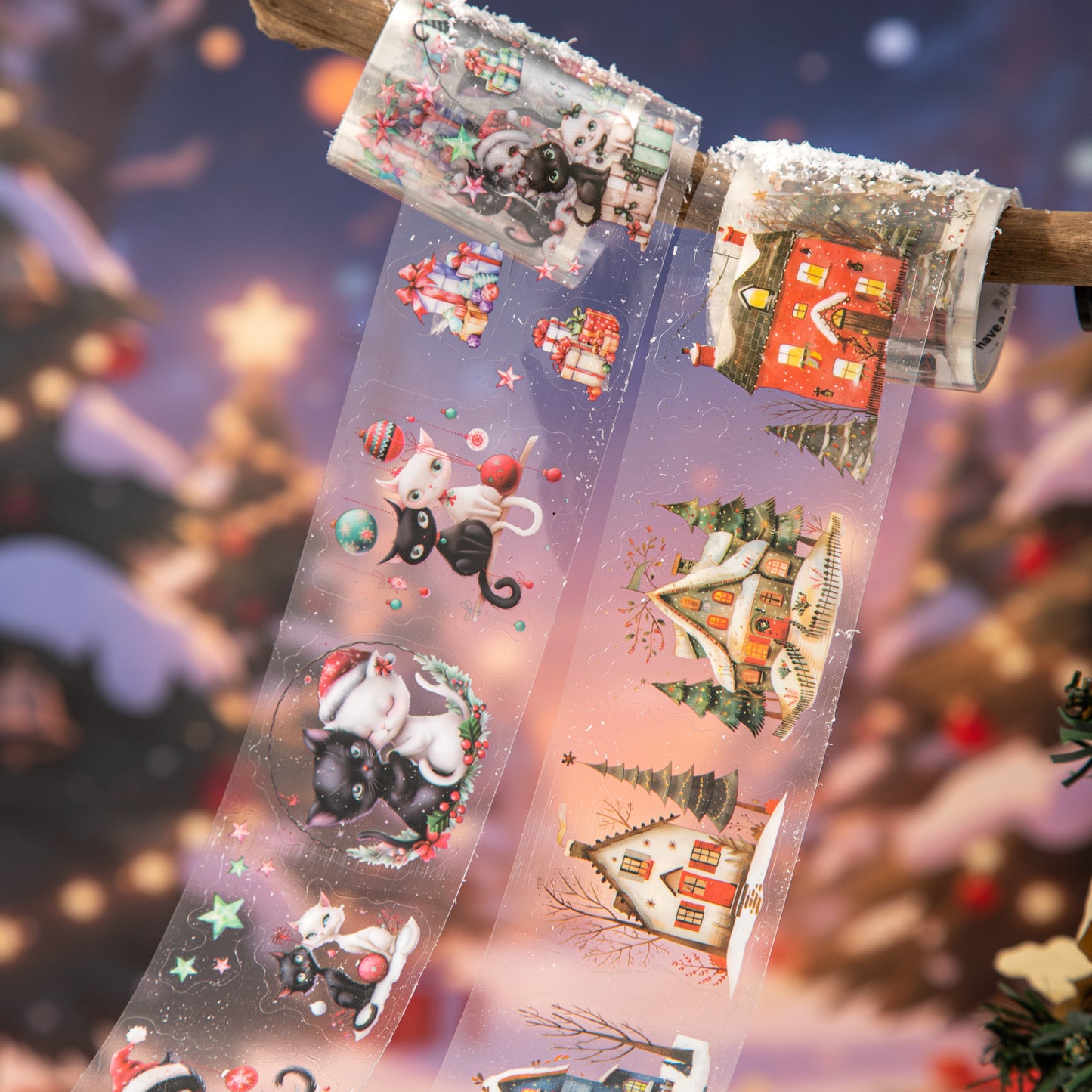 Pre-cut Christmas Night Tape