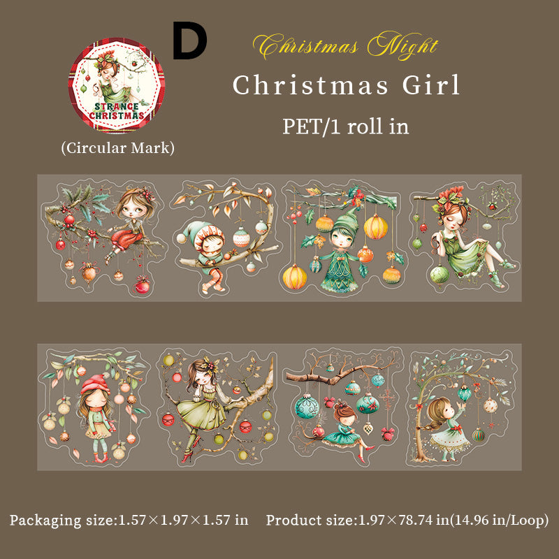 Pre-cut Christmas Night Tape