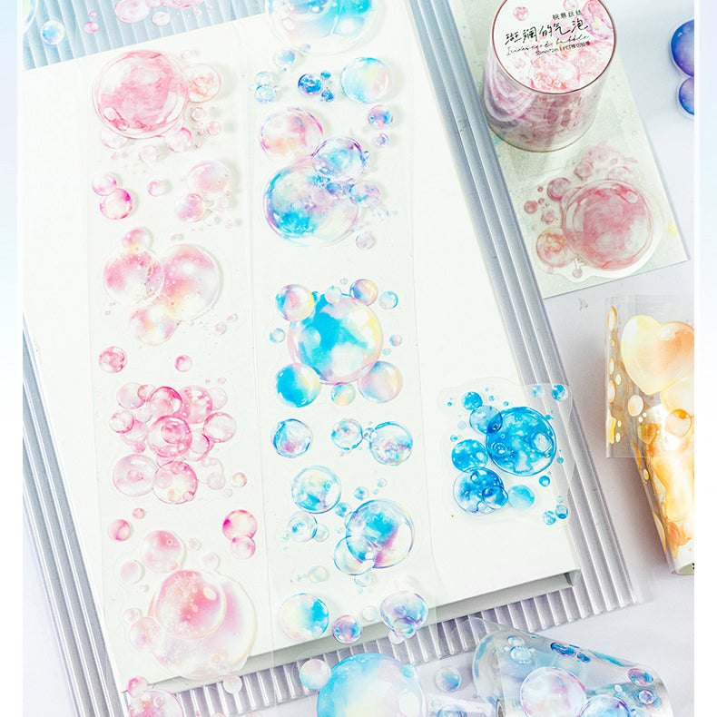 Pre-cut Colorful Bubbles Tape