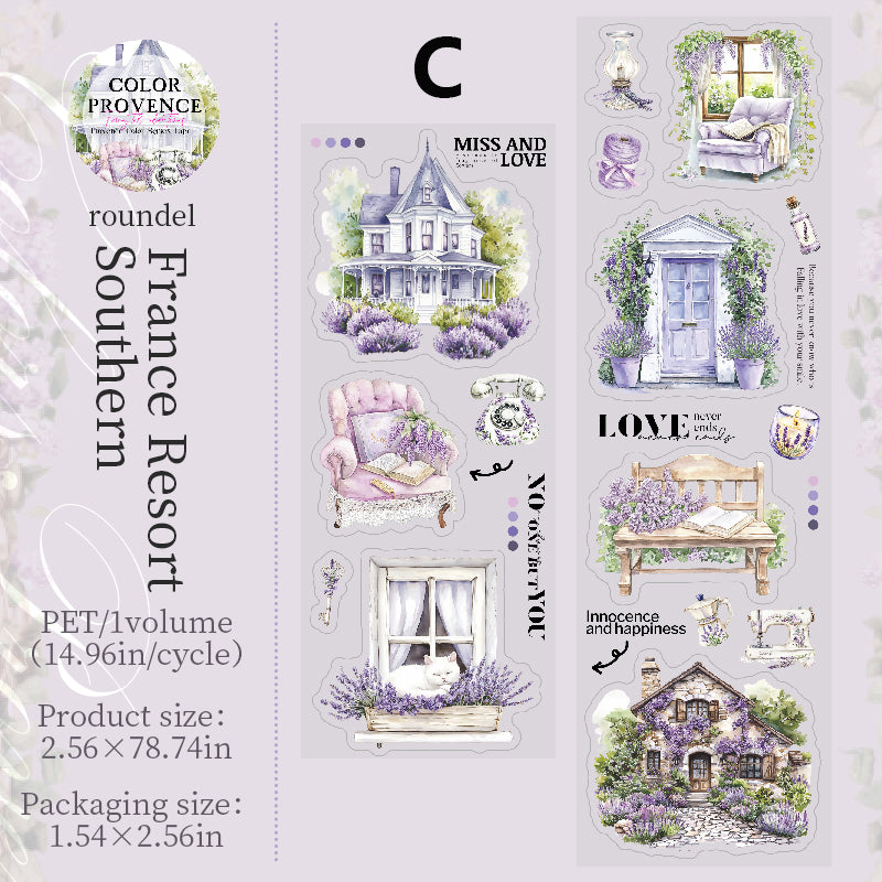 Pre-cut Colors Provence Tape