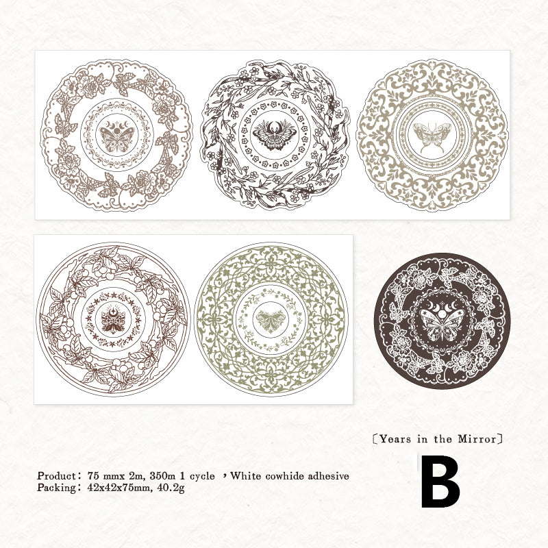 Pre-cut Retro Lace Border Tape