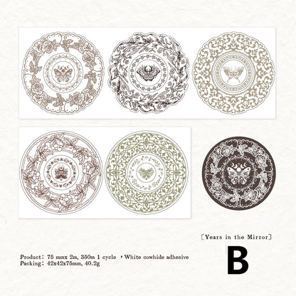 Pre-cut Retro Lace Border Tape