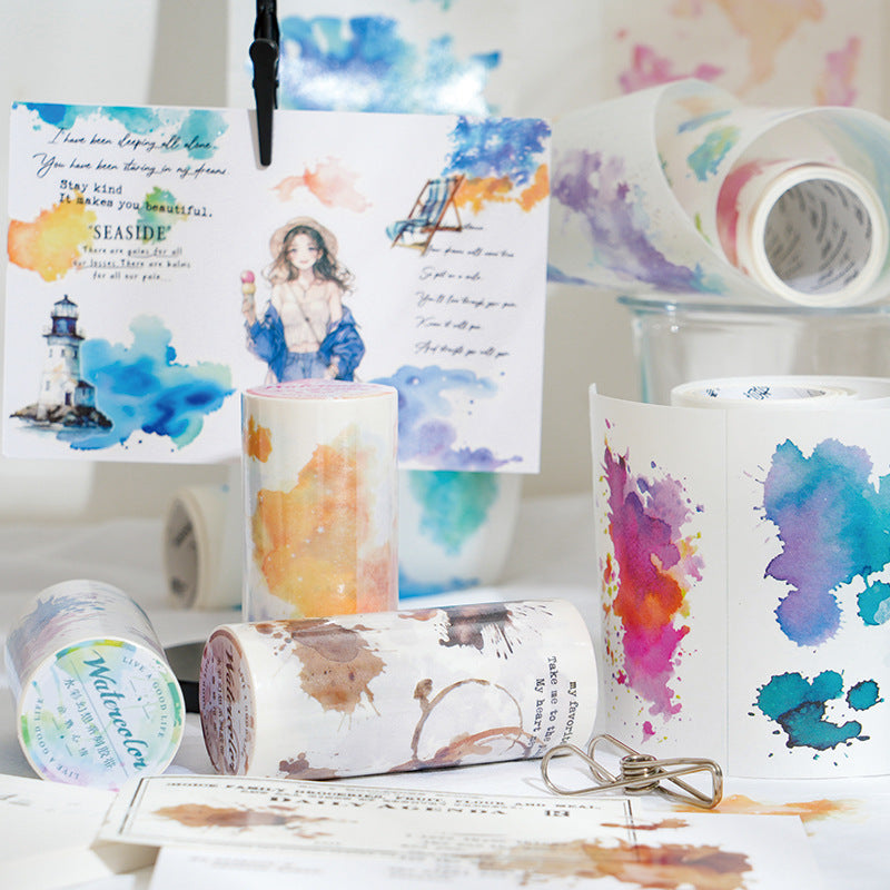 Pre-cut Watercolor Fantasy Tape