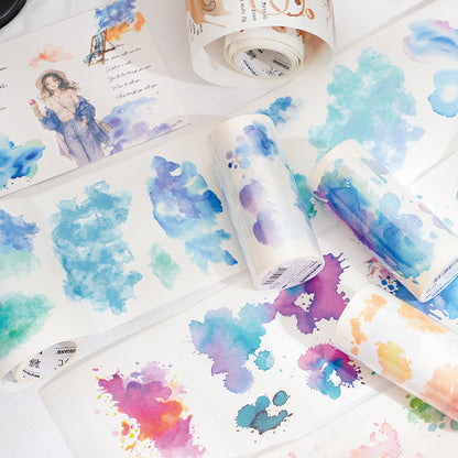 Pre-cut Watercolor Fantasy Tape