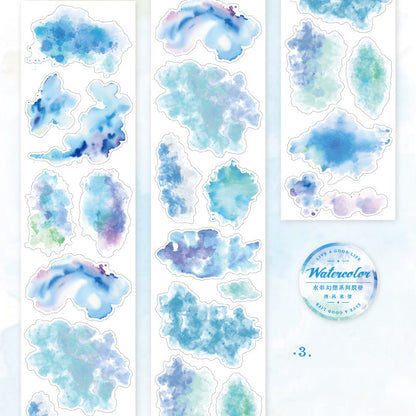 Pre-cut Watercolor Fantasy Tape