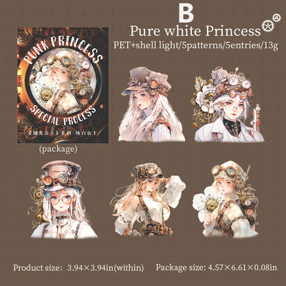Punk Princess Sticker 5pcs
