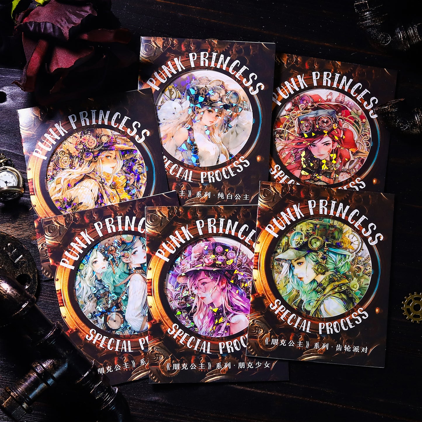 Punk Princess Sticker 5pcs