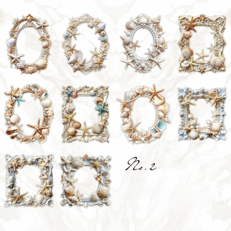 Pure White Poetry Sticker 10pcs
