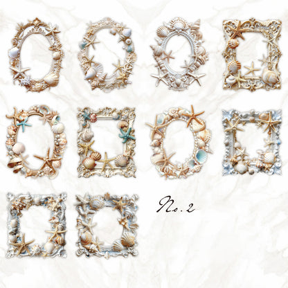 Pure White Poetry Sticker 10pcs