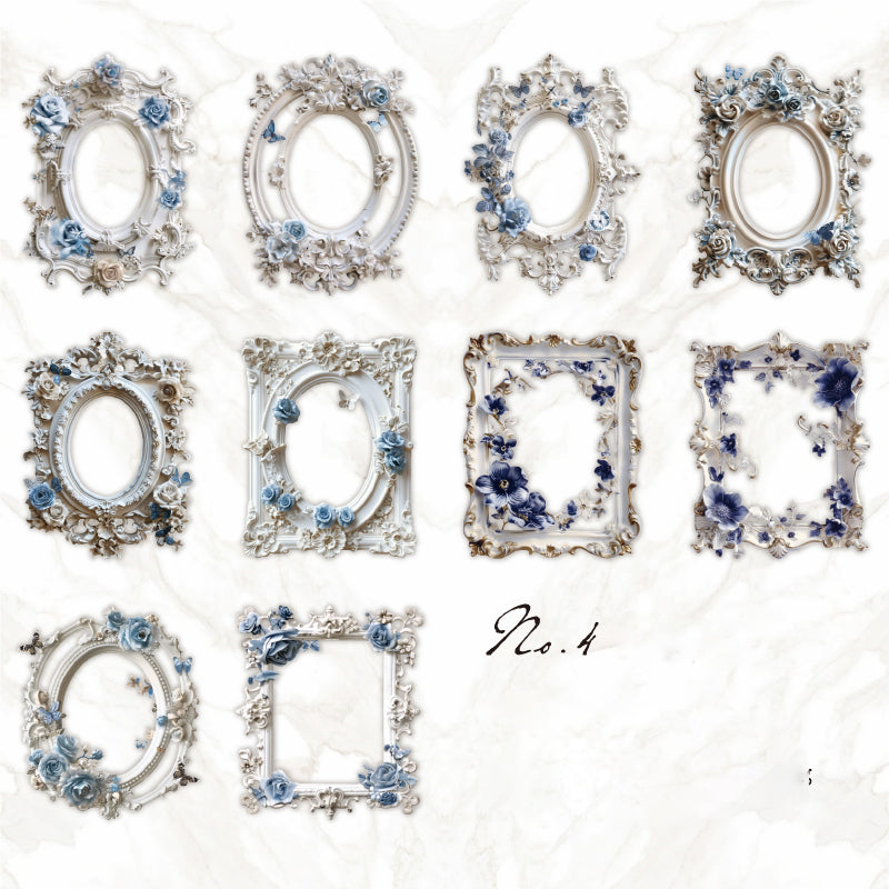 Pure White Poetry Sticker 10pcs