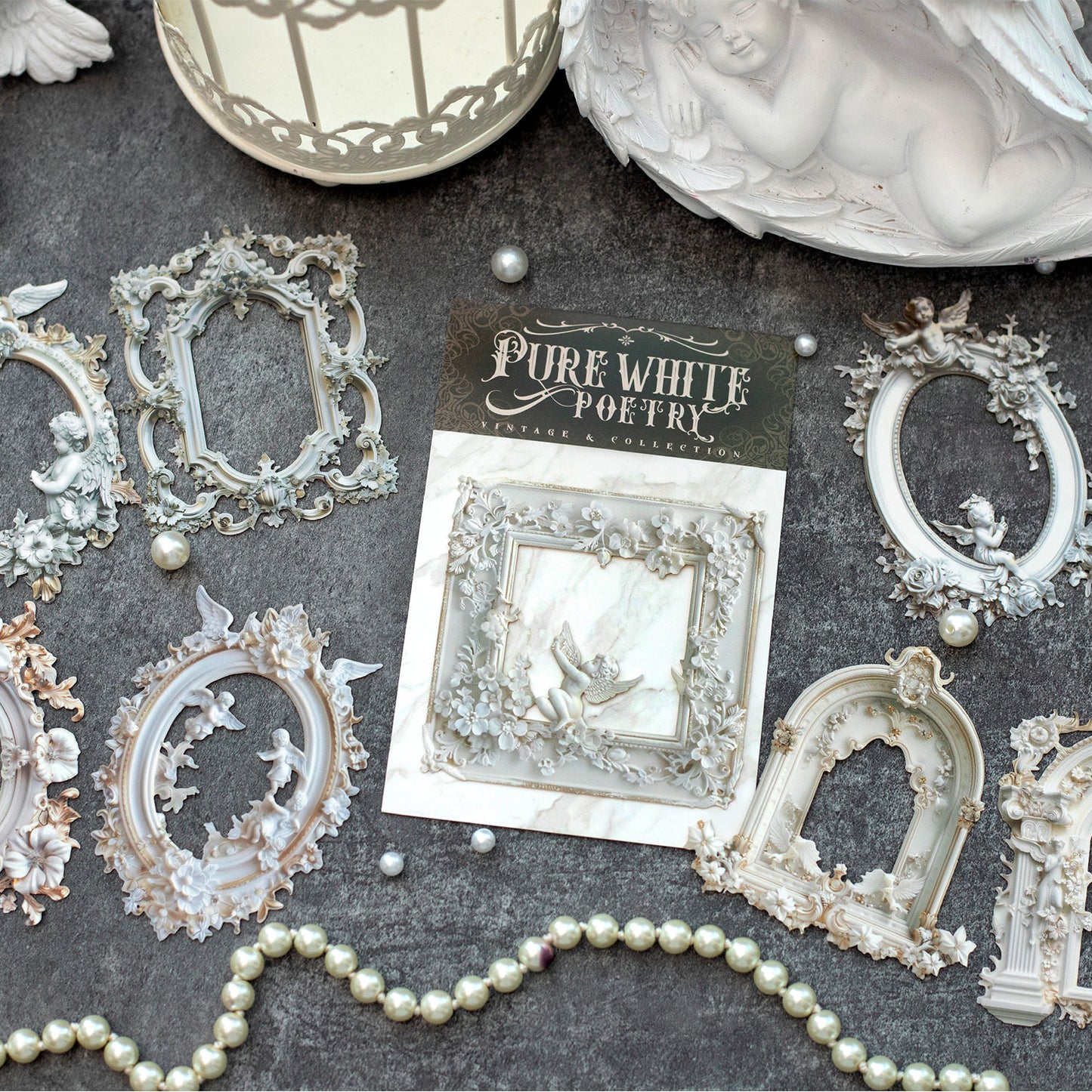 Pure White Poetry Sticker 10pcs