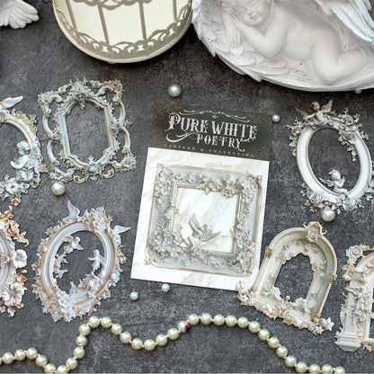 Pure White Poetry Sticker 10pcs