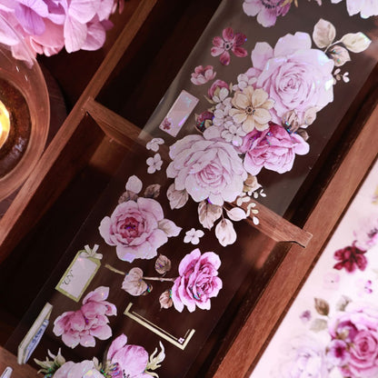 6cm*100cm Purple Mist Yarn Flower Tape