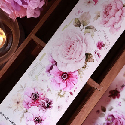 6cm*100cm Purple Mist Yarn Flower Tape