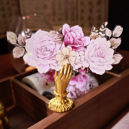 6cm*100cm Purple Mist Yarn Flower Tape