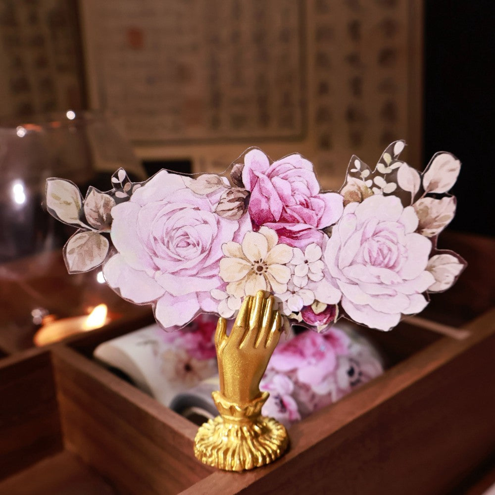 6cm*100cm Purple Mist Yarn Flower Tape