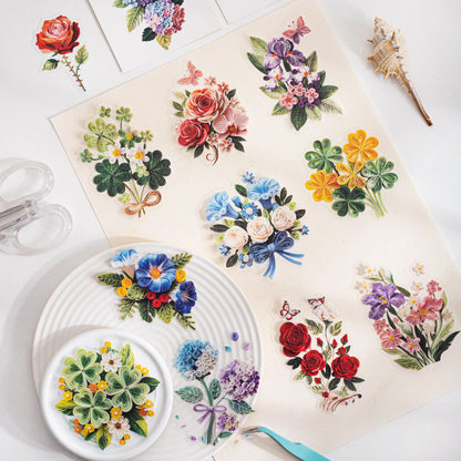Quilling Art Sticker 10pcs