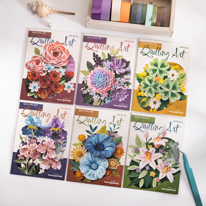 Quilling Art Sticker 10pcs