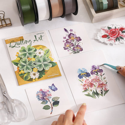 Quilling Art Sticker 10pcs