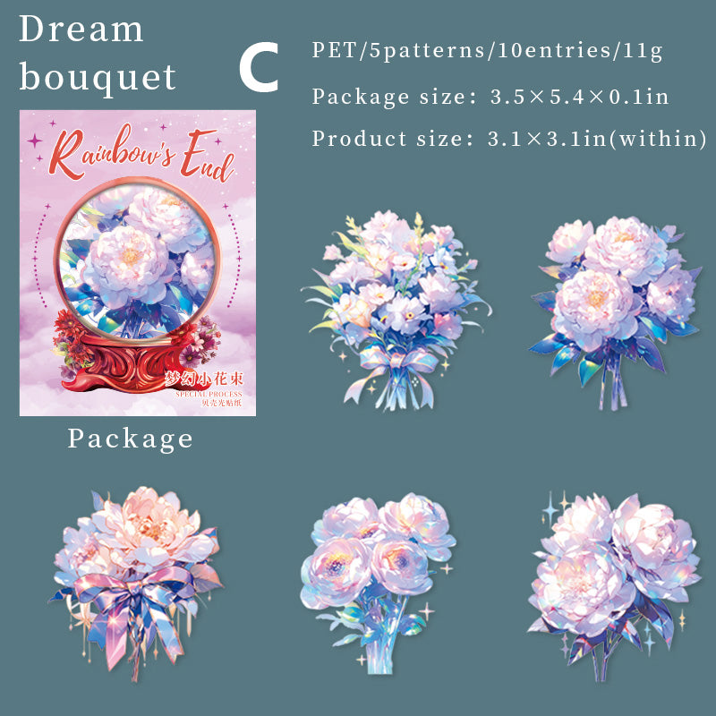 Rainbow's End Sticker 10pcs