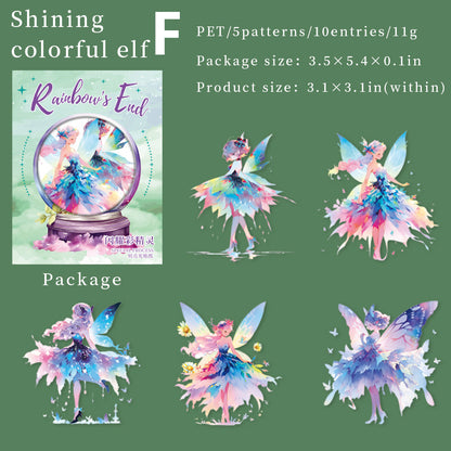 Rainbow's End Sticker 10pcs