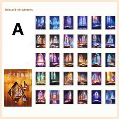 Rainy Season Museum Sticker 30pcs