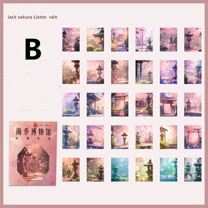 Rainy Season Museum Sticker 30pcs