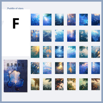 Rainy Season Museum Sticker 30pcs