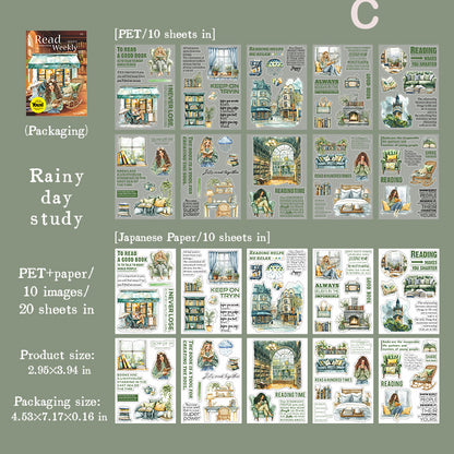 Reading Weekly Sticker Book 20pcs