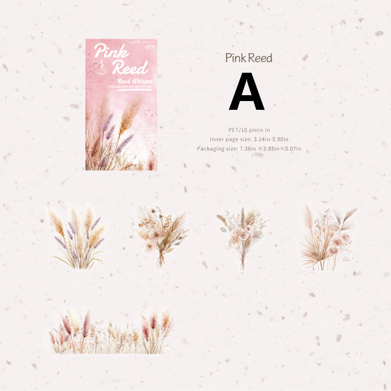 Reed Catkins Sticker 10pcs