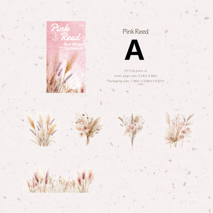 Reed Catkins Sticker 10pcs