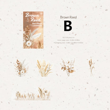 Reed Catkins Sticker 10pcs
