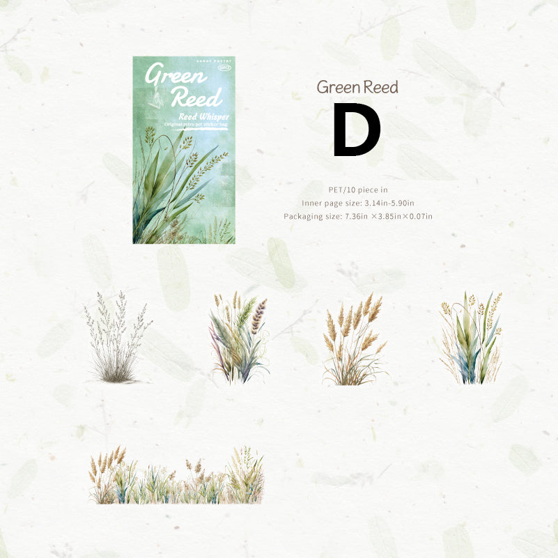 Reed Catkins Sticker 10pcs
