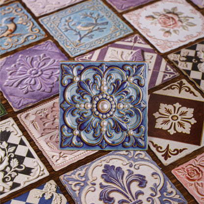Relief Tile Sticker 10pcs