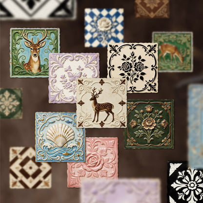 Relief Tile Sticker 10pcs