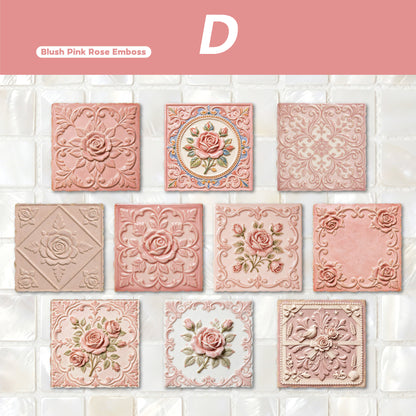 Relief Tile Sticker 10pcs