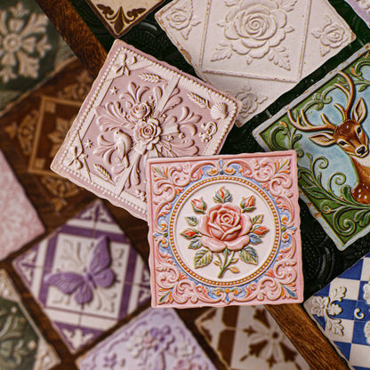 Relief Tile Sticker 10pcs