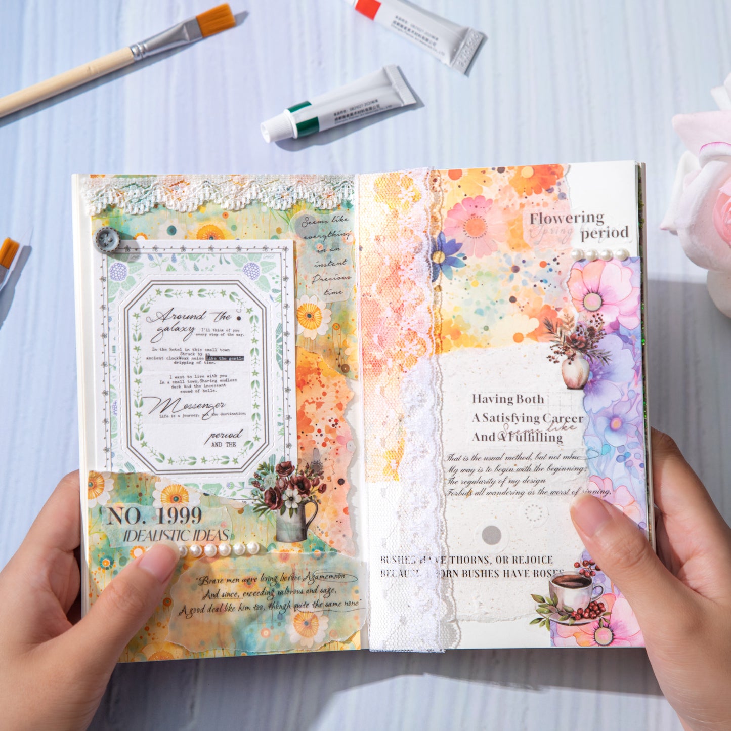 Rendering and Painting Flowers Paper 30pcs