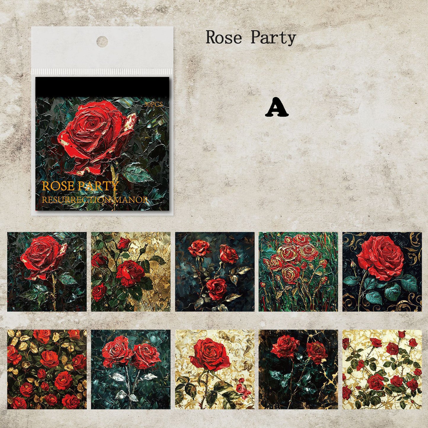 Resurrection Manor Paper 30pcs