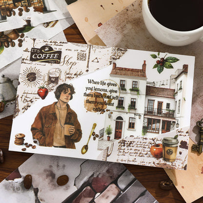 Retro-Style Sticker Book 50 Sheets