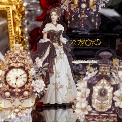 Retro Court Lady Sticker 20pcs