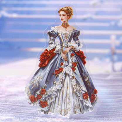 Retro Court Lady Sticker 20pcs