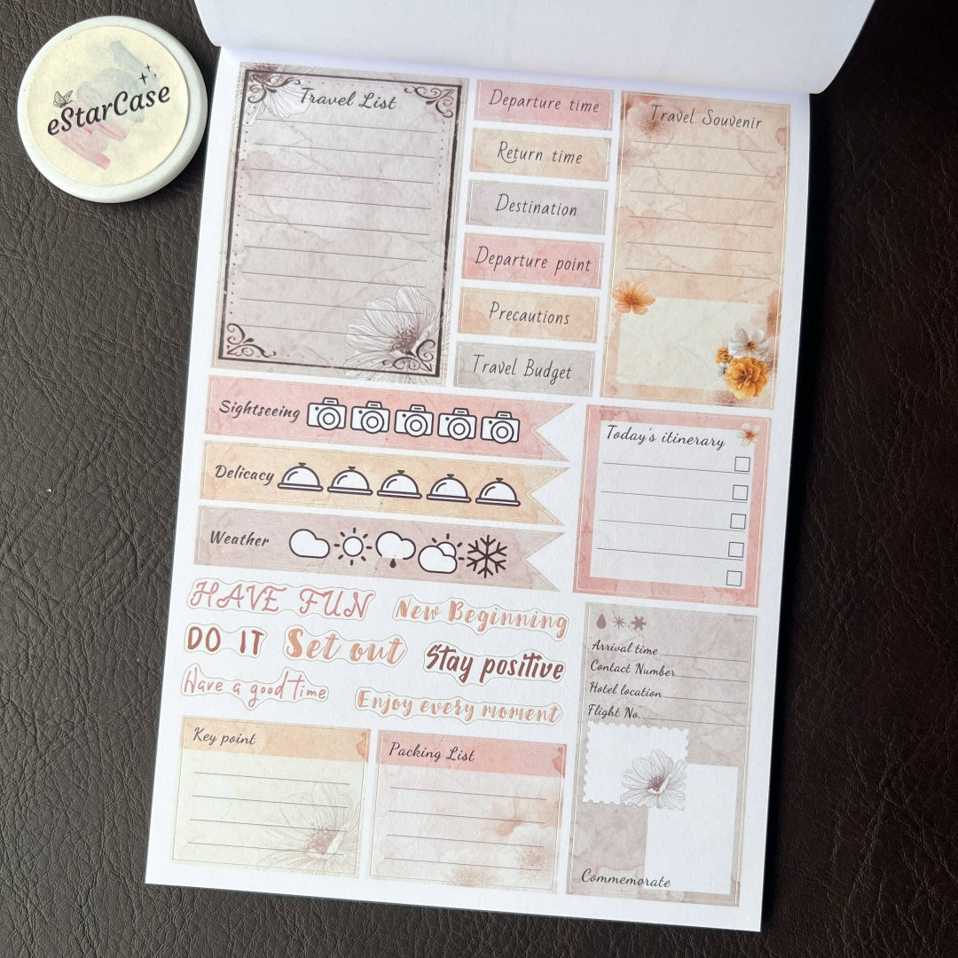 Retro Diary Sticker Book