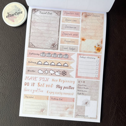 Retro Diary Sticker Book