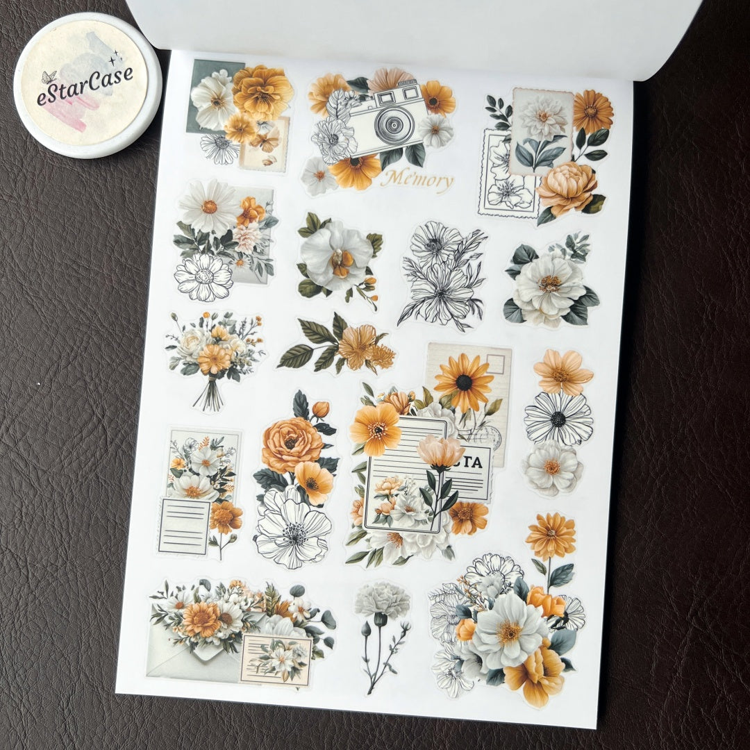 Retro Diary Sticker Book