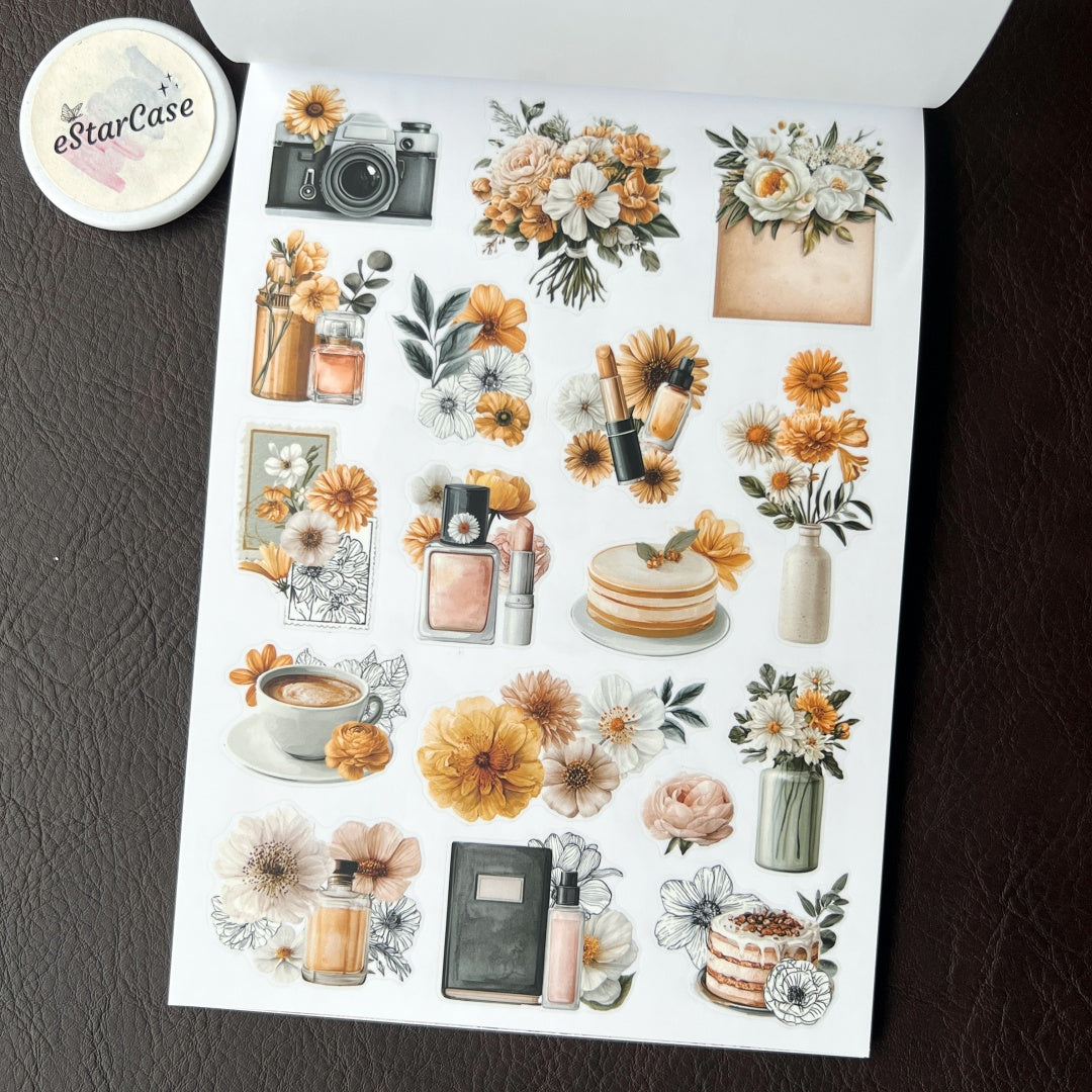 Retro Diary Sticker Book