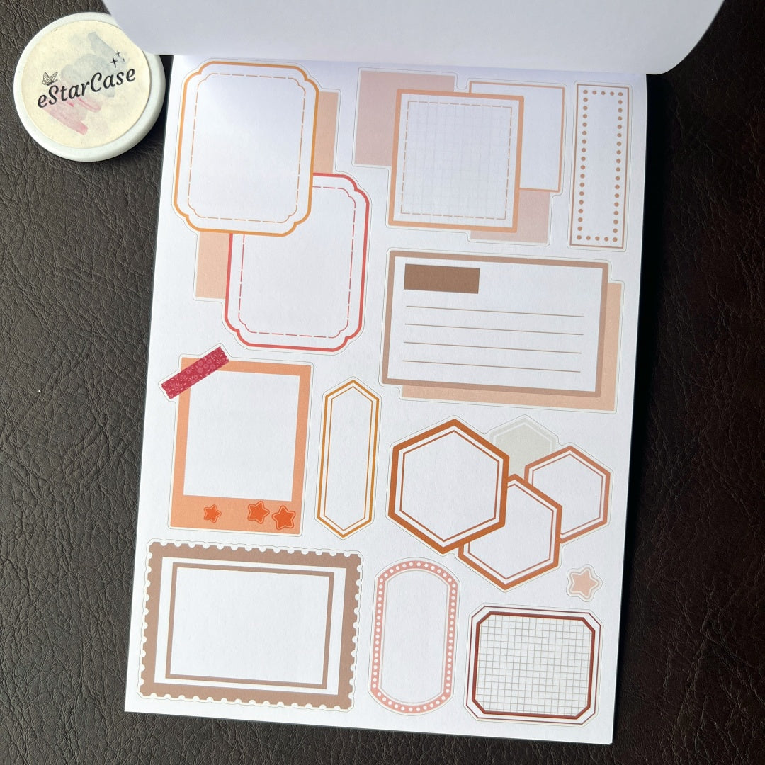 Retro Diary Sticker Book
