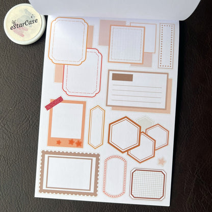Retro Diary Sticker Book